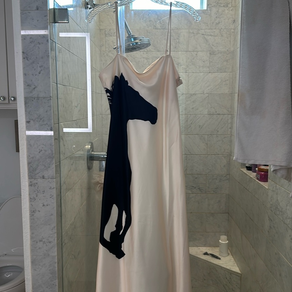 Horse Silk Maxi Dress